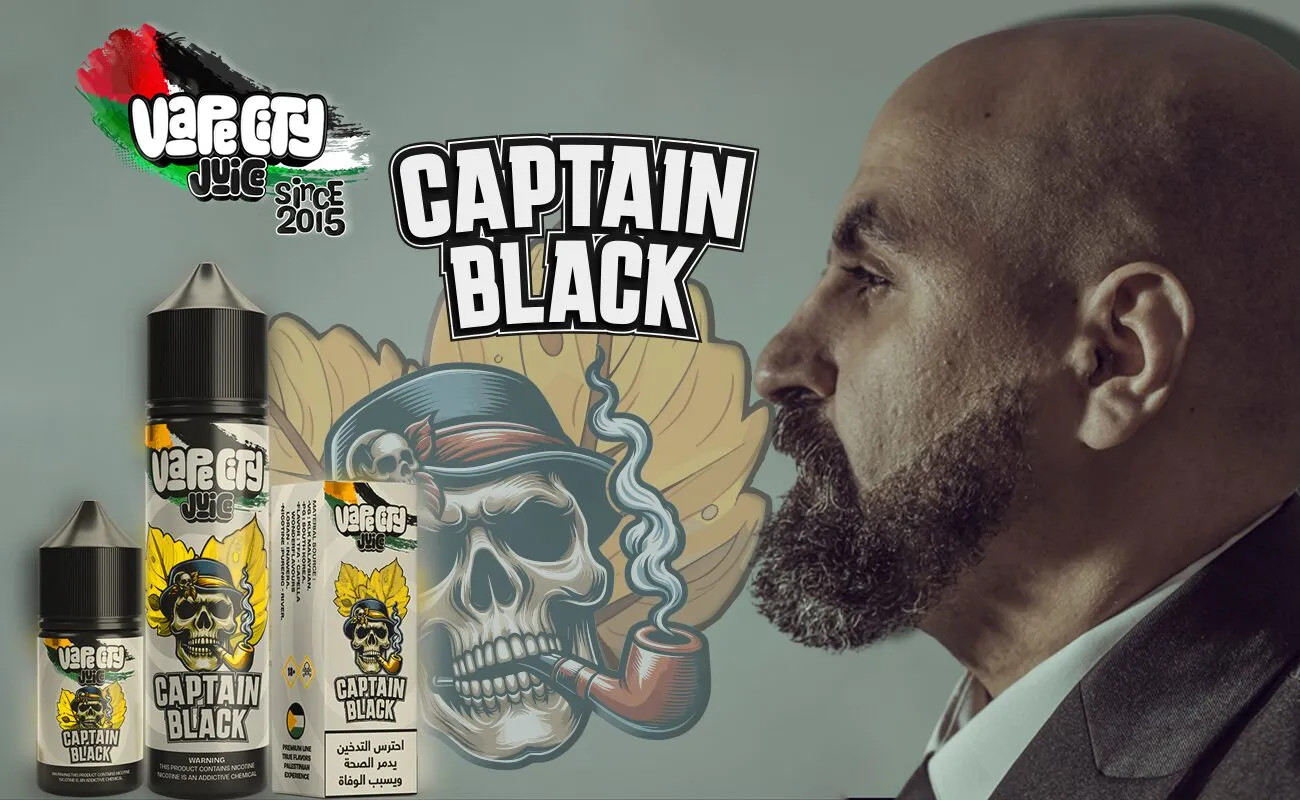 نكهة Captain Black من Vape city بشوتس VGOD على جهاز OXVA SQ Pro 2
