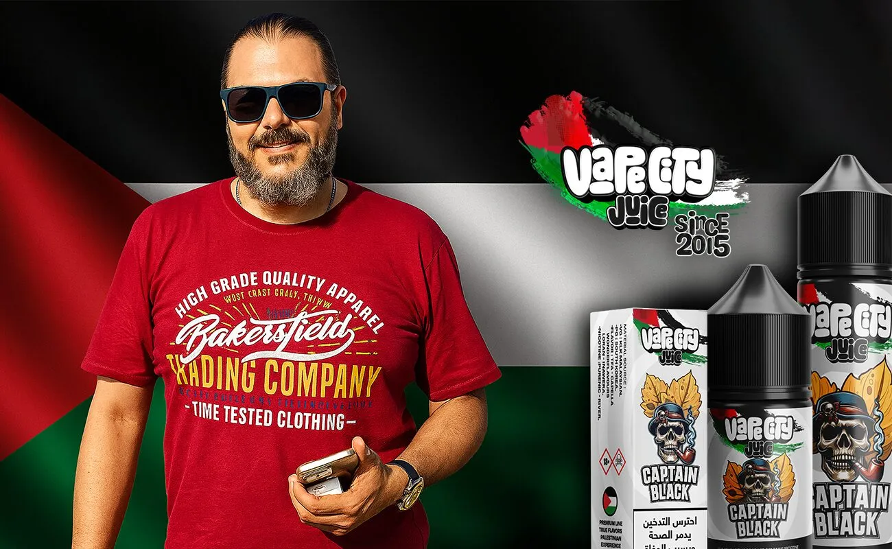 صورة نكهات ليكود فلسطيني Vape City الأصلي | Freebase وسولت نيكوتين تركيزات مختلفة | مراجع مادنز